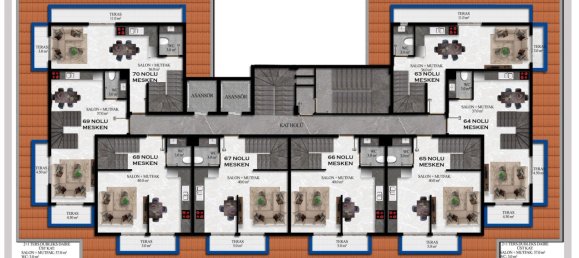 Apartment 2+1 in Avsallar, Turkey No. 13134 18