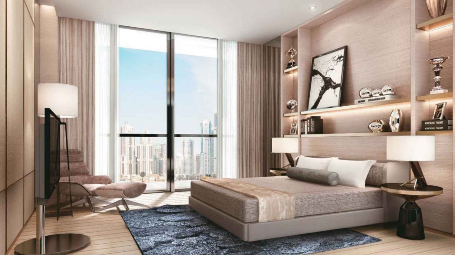 Apartamento T1 em THE STERLING, Business Bay, UAE N.º 59413