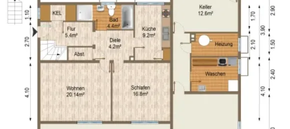 4 Schlafzimmer Stadthaus in Rheinland-Pfalz, Germany, Nr. 287988 28
