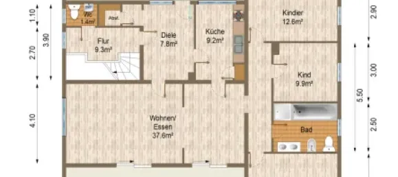 4 Schlafzimmer Stadthaus in Rheinland-Pfalz, Germany, Nr. 287988 29