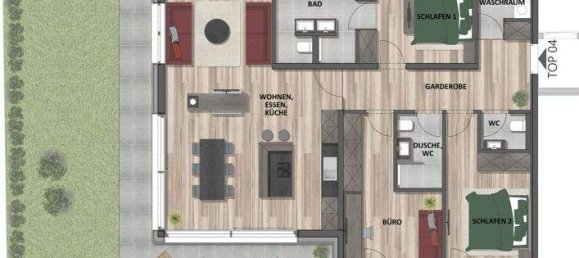 Квартира с 4 комнатами в Занкт Улрих ам Пиллерзе, Австрия № 90115 11