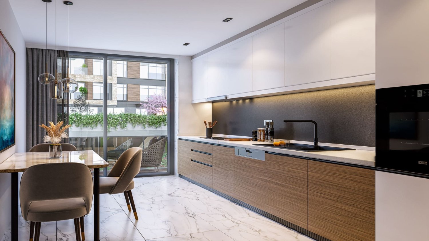 Apartment 3+1 in Selenium Park, Istanbul, Turkey No. 37258