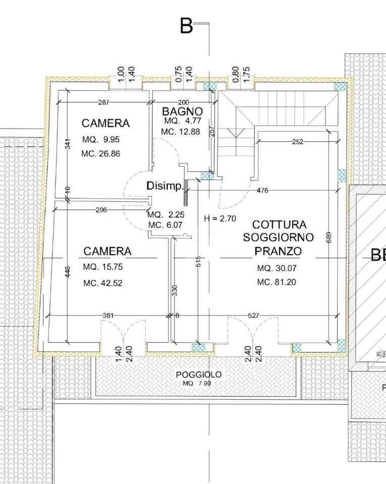 3 rooms Villa in Padua, Italy No. 30695