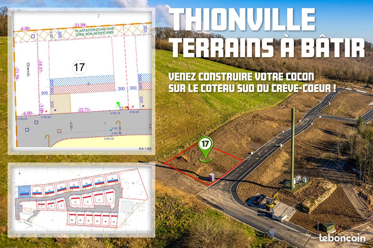 Terreno em Thionville, France 482 m² N.º 75094