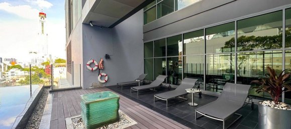 Кондоминиум  с 1 спальней в Бангкок, Таиланд № 21632 16