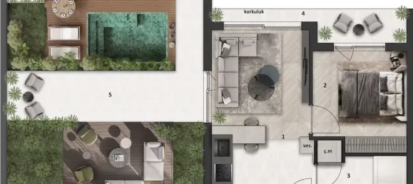 Apartment 1+1 in Aksu, Turkey No. 33490 15