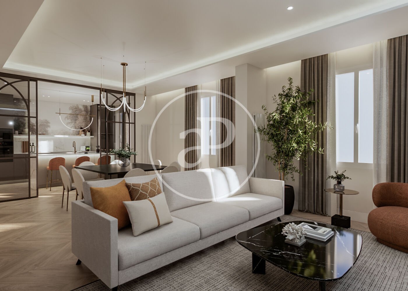 3 bedrooms Apartment in Madrid, Spain No. 122317