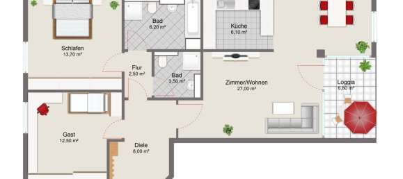 Apartamento de 3 divisões em Munich, Germany N.º 259640 14