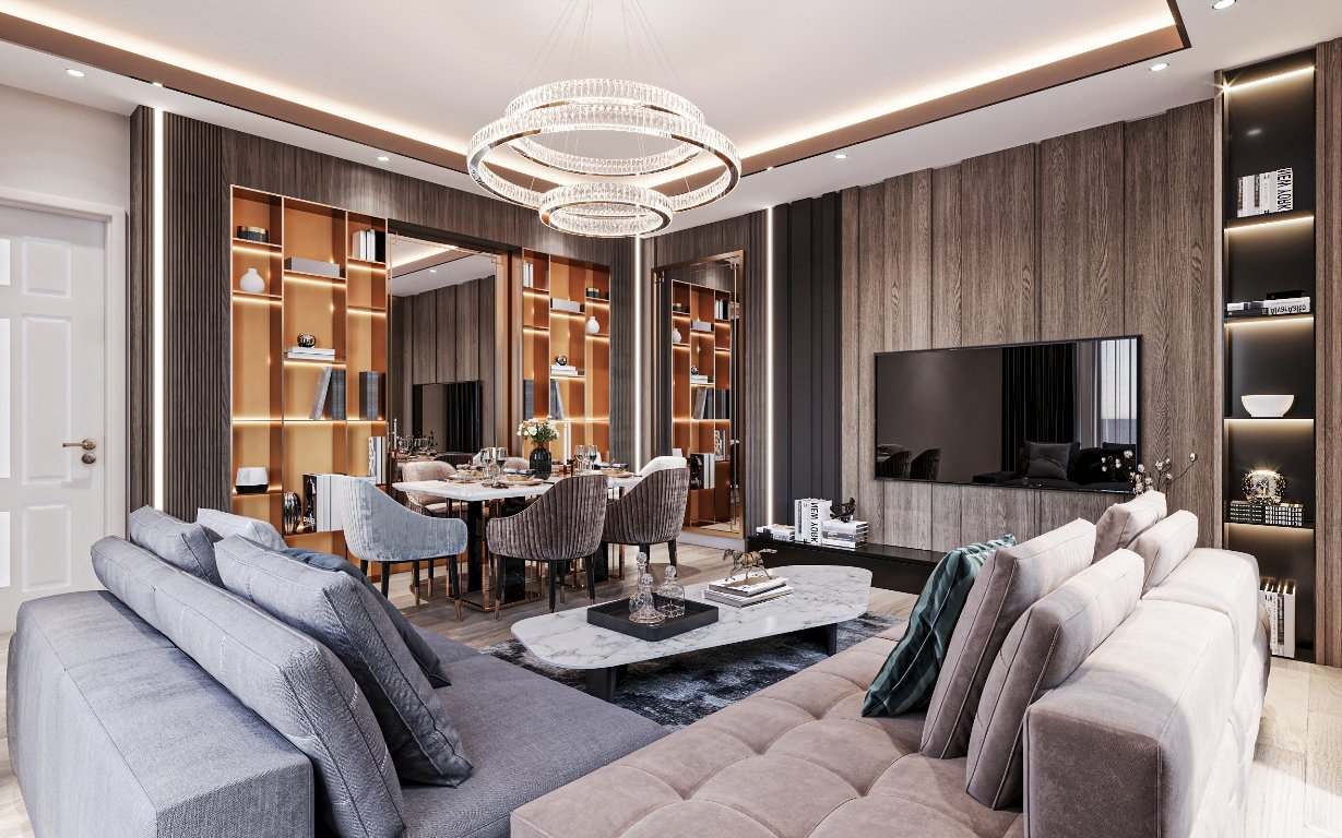 Apartment 3+1 in Alanya, Turkey No. 19675