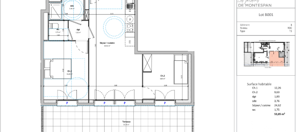 2 bedrooms Apartment in Centre-Val de Loire, France No. 326910 16