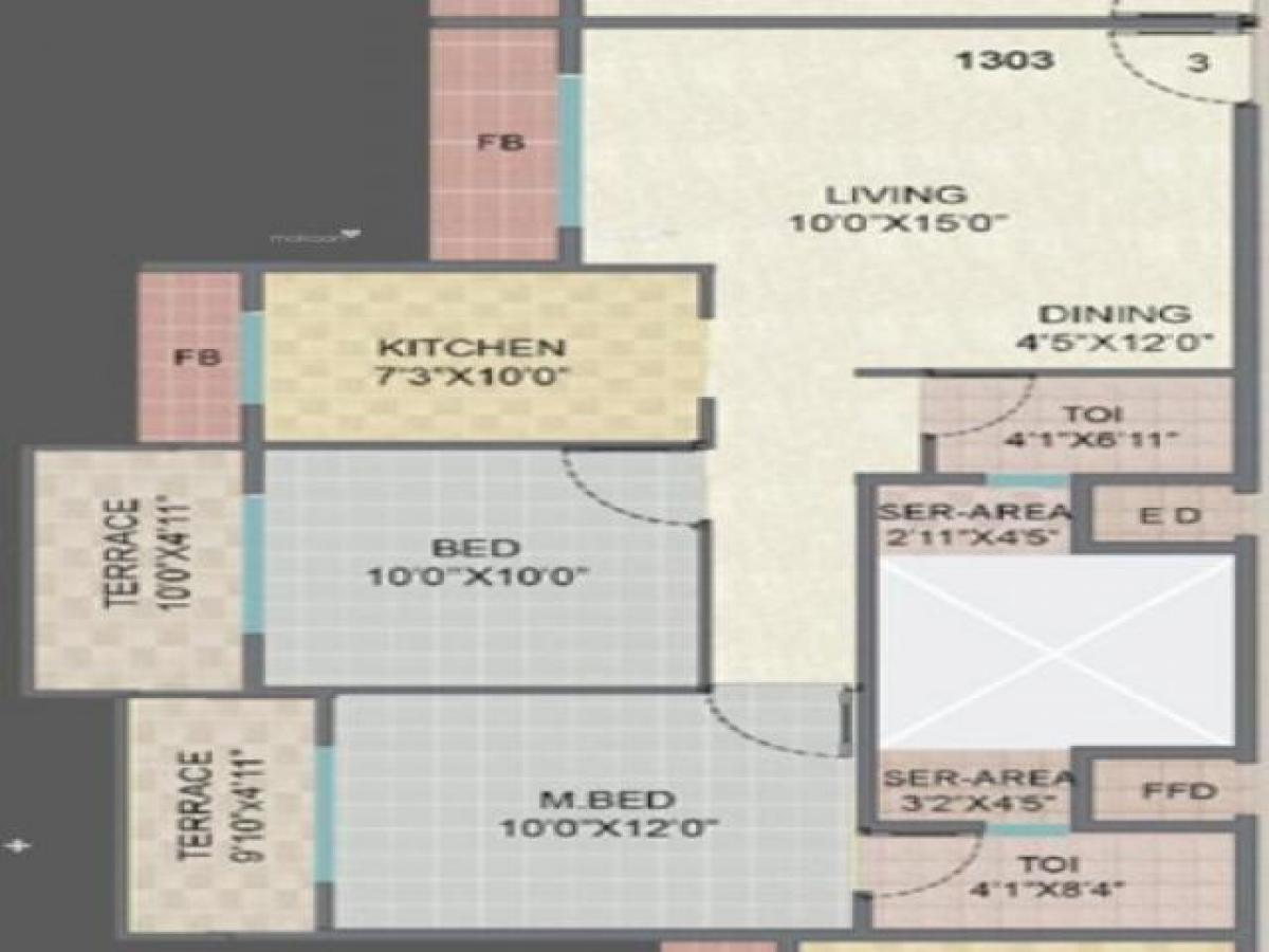 2 bedrooms House in Mumbai, India No. 59660