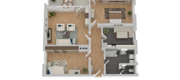 Apartamento T2 em Baden-Wurttemberg, Germany N.º 19972 21