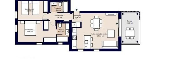 2 bedrooms Apartment in Sant Joan d'Alacant, Spain No. 9284 2