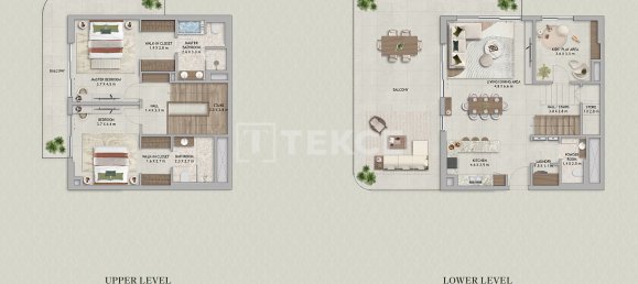2 dormitorios dúplex en venta en Dubai, UAE № 194670 4