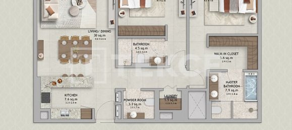 2 dormitorios dúplex en venta en Dubai, UAE № 194670 2