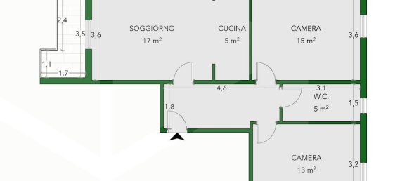 3 rooms Apartment in Casalecchio di Reno, Italy No. 20187 2
