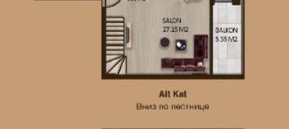 Квартира 1+1 в Анталья, Турция № 21799 15