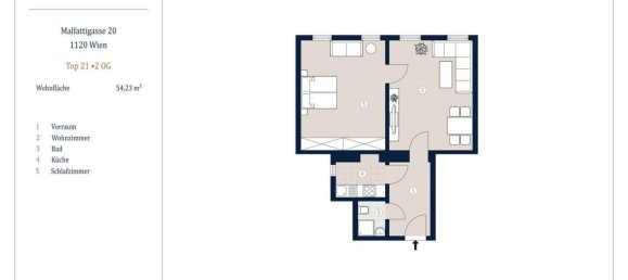 2-Zimmer Wohnung in Meidling, Austria, Nr. 196494 17