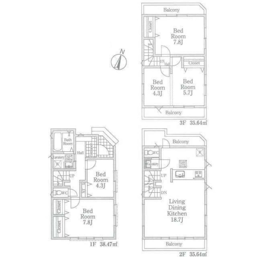 Casa de 4 dormitorios en Saitama, Japan No. 6864
