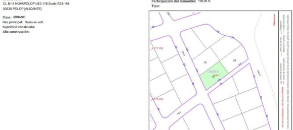 Земельный участок в Полоп, Испания № 142568 7