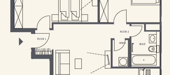 Пентхаус с 2 спальнями в Митте, Германия № 343343 19
