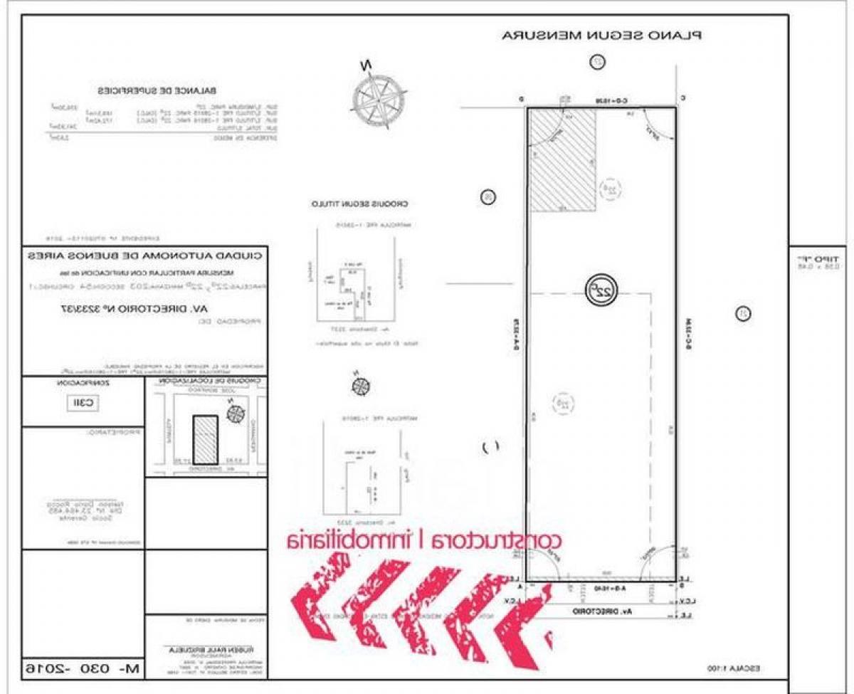 Terrain à Buenos Aires, Argentina No. 115607