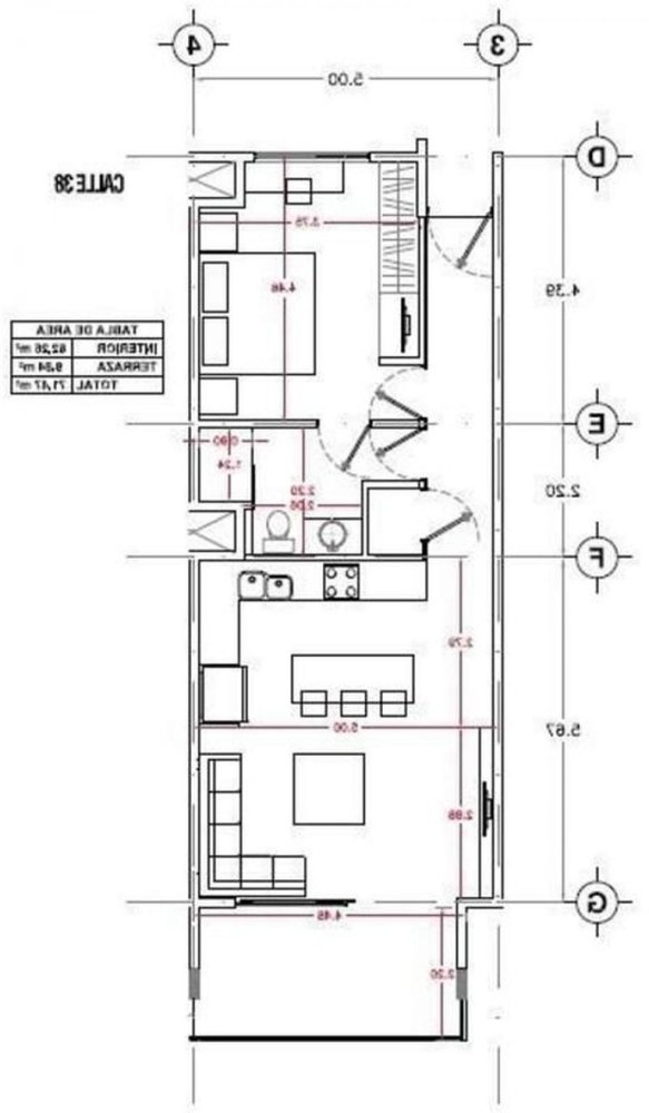 Студия в Солидаридад, Мексика № 174603