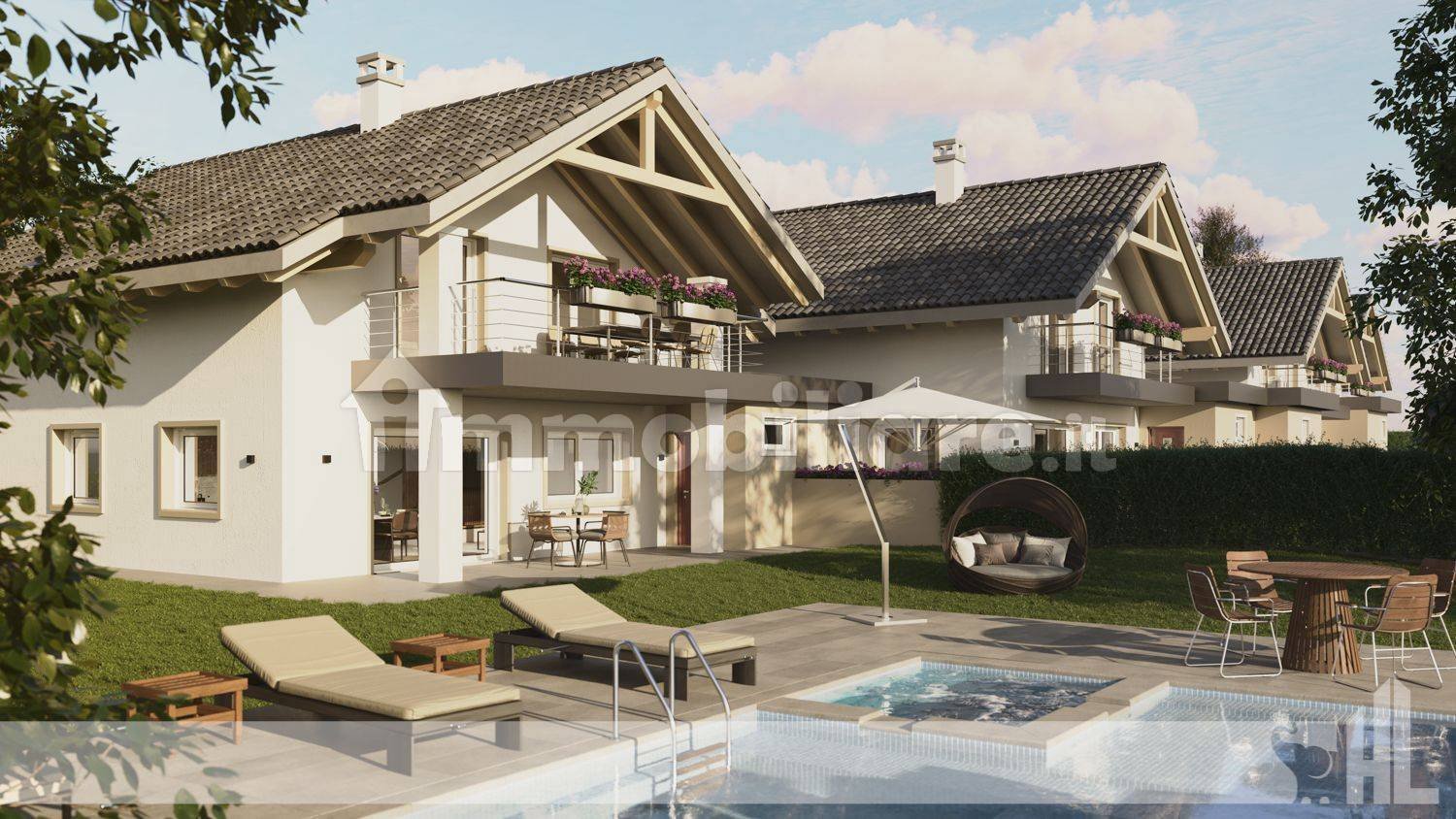 3 غرف نوم فيلا في Sedico, Italy رقم 206675