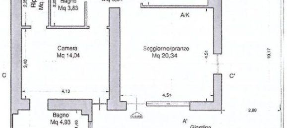 3 rooms Apartment in Rome, Italy No. 128087 20