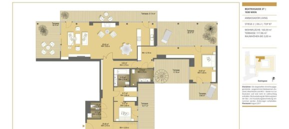 Ático de 3 habitaciónes en Vienna, Austria No. 214646 5