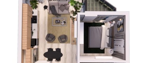 2-Zimmer Wohnung in Alanya, Turkey, Nr. 10892 11