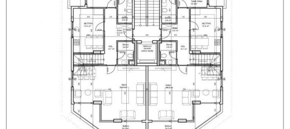 2-Zimmer Wohnung in Alanya, Turkey, Nr. 10892 3