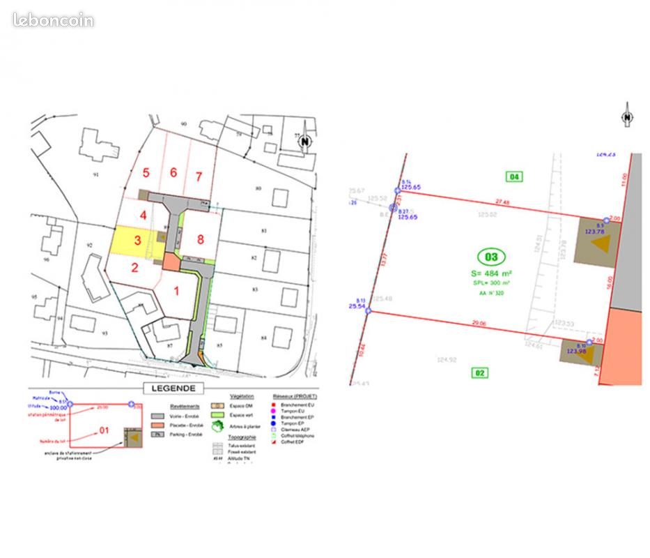 484m² Land in Plaudren, France No. 326716