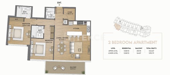 Apartamento T2 em Dubai, UAE N.º 189384 19