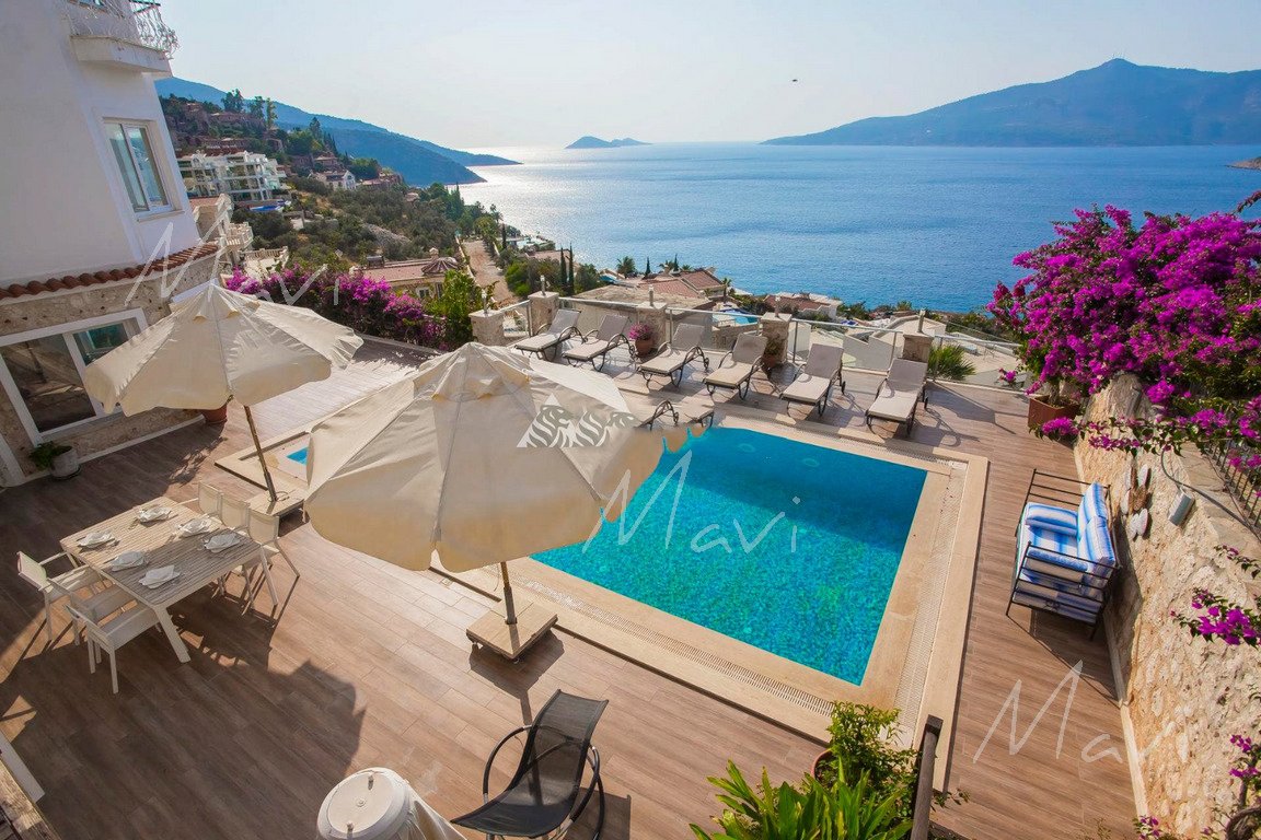 Villa 4+1 in Kalkan, Turkey, Nr. 22326