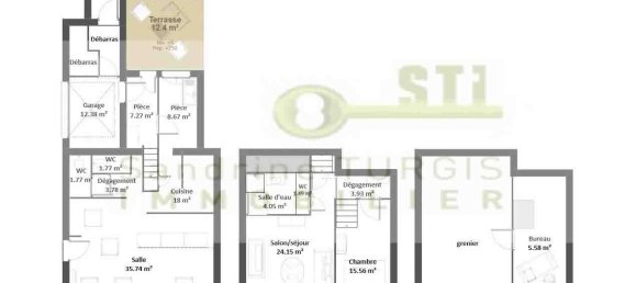 1 chambre Propriété commerciale à Châtillon-Coligny, France No. 252370 3