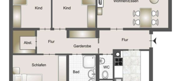 Квартира с 3 спальнями в Reutlingen, Германия № 23910 9