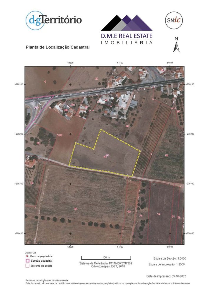 Земельный участок 7760м² в Вила Нова де Касела, Португалия № 34633