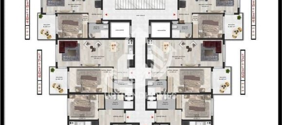 Apartment 1+1 in Kargicak, Turkey No. 5525 16