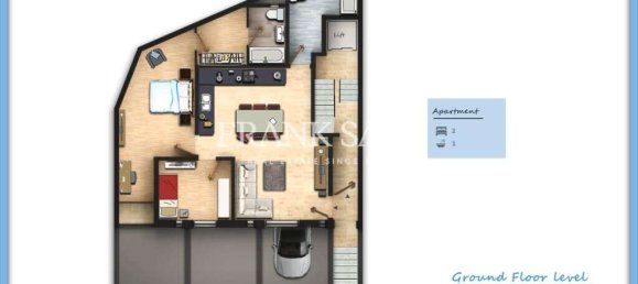 Penthouse T1 em Fgura, Malta N.º 2074 2