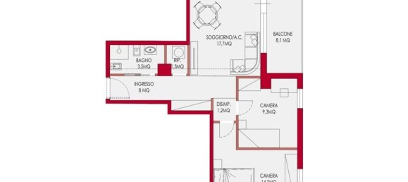 3 bedrooms Apartment in Rome, Italy No. 339450 14