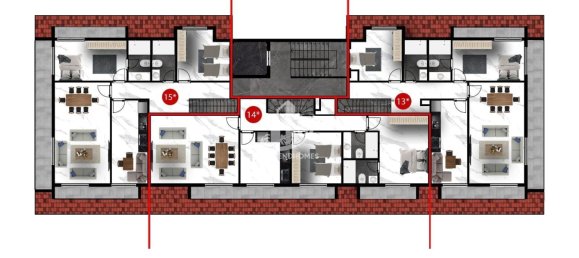 Appartement 1+1 à Oba, Turkey No. 3561 27