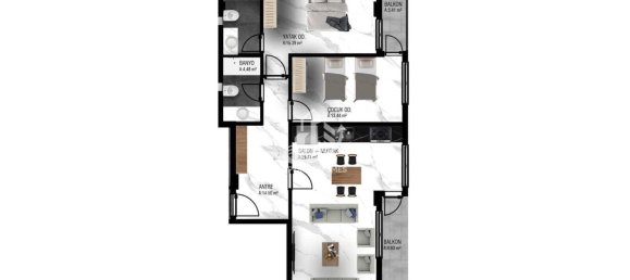 Appartement 1+1 à Oba, Turkey No. 3561 23