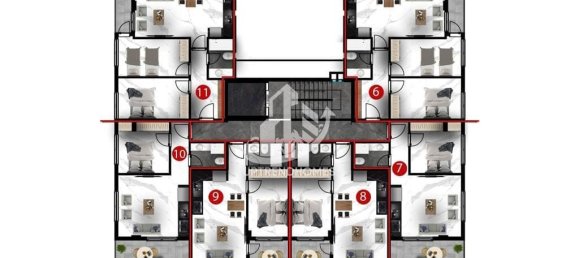 Appartement 1+1 à Oba, Turkey No. 3561 22