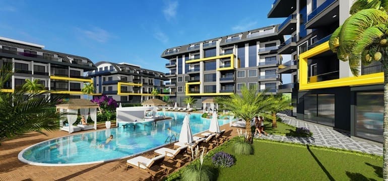 Appartement 1+1 à Oba, Turkey No. 3561