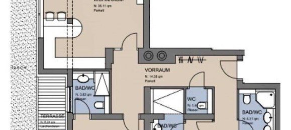 4غرفة شقة في Zell am See, Austria رقم 230973 25