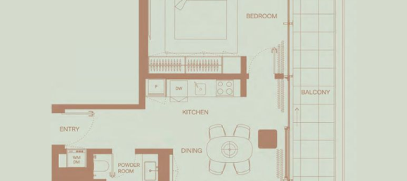 Studio in Dubai, UAE No. 121352 6