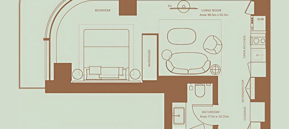 Studio in Dubai, UAE No. 121352 11