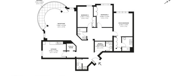 3 غرف نوم شقة في MARINA CROWN, مرسى دبي, UAE رقم 59123 15