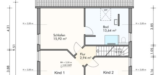 4 rooms House in Bielefeld, Germany No. 12334 23